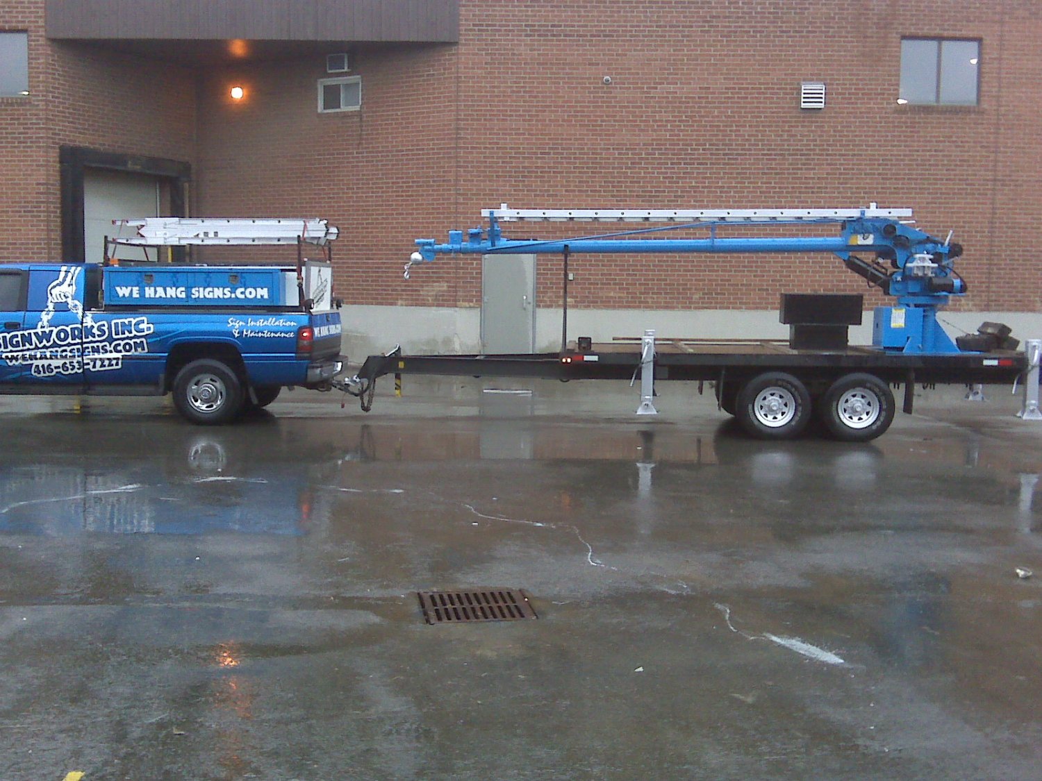 65 skyhook crane on trailer for sale Employment Job Listings The