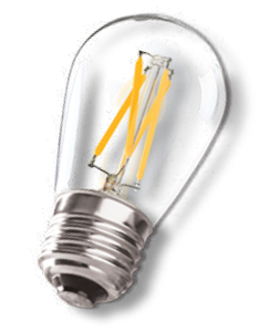 Ushio Filament LED S14 Clear (16-Pack)