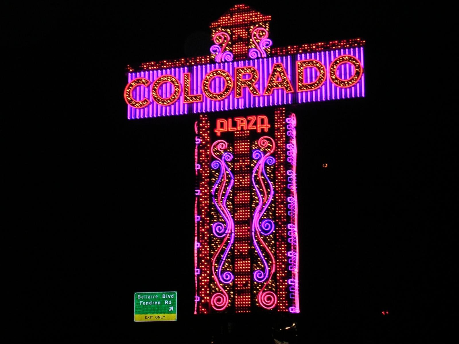 Neon Pylon Sign