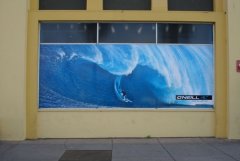 window graphic at the Santa Cruz Beach Boardwalk