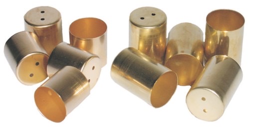Brass Electrode Caps 15MM Short (100-qty) 