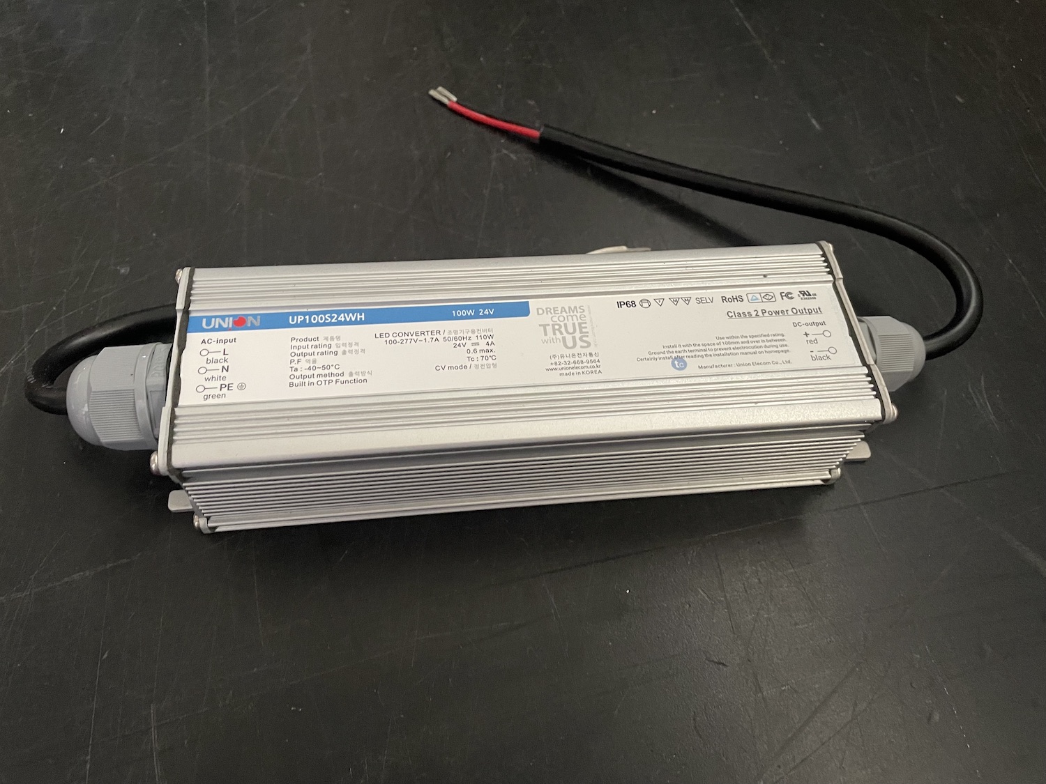 Union 96W 24V LED Power Supply